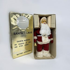 Yonezawa Bell Ringing Santa Claus with Original Box - Uncle Al's Toys
