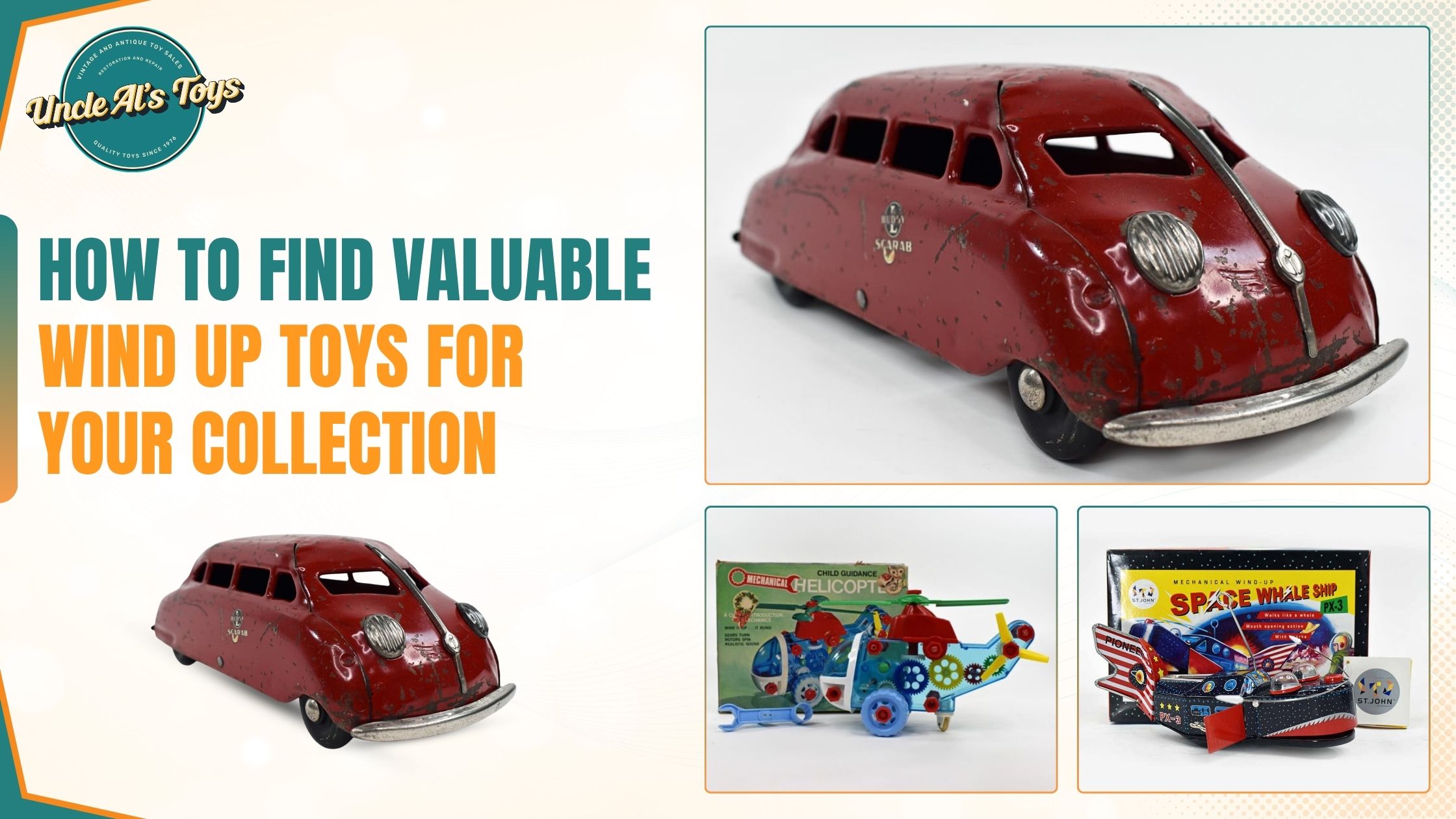 How to Find Valuable Wind Up Toys for Your Collection - Uncle Al's Toys